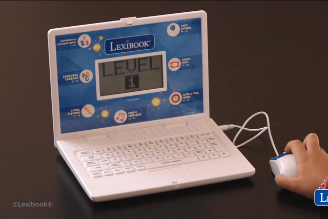 Bilingual educational laptop French-English